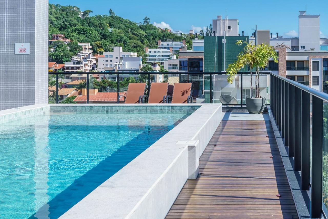 Adra 106 - Apartamento No Centro De Bombinhas - Rooftop Com Piscina E Academia - A Poucos Metros Da Praia - Kültér fotó