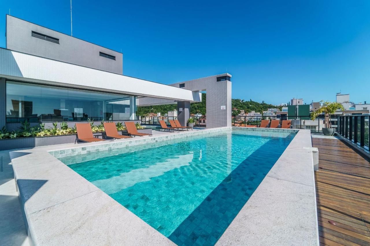 Adra 106 - Apartamento No Centro De Bombinhas - Rooftop Com Piscina E Academia - A Poucos Metros Da Praia - Kültér fotó